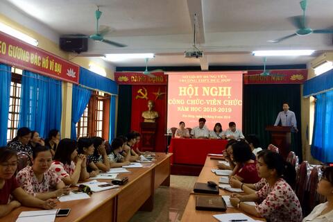 HỘI NGHỊ CÔNG CHỨC VIÊN CHỨC NĂM HỌC 2018-2019