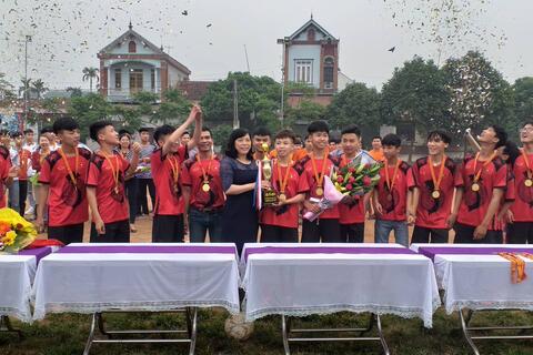 Chung kết giải bóng đá Học sinh trường THPT Đức Hợp lần thứ 3, năm 2018-2019