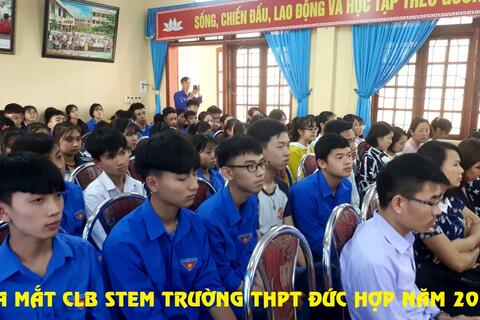 Lãnh đạo trường dự buổi ra mắt CLB STEM