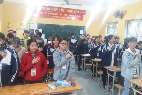 Lễ Kết nạp đoàn viên năm học 2019-2020