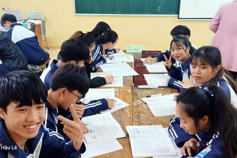 Tổ Sinh-Thể-QPAN trường THPT Đức Hợp tiến hành Sinh hoạt chuyên môn theo hướng nghiên cứu BHMH tháng 12/2019