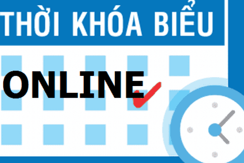 TKB DẠY ONLINE TỪ 13/4