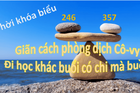 THỜI KHÓA BIỂU TỪ 27/4 (GIÃN CÁCH LỚP PHÒNG DỊCH)