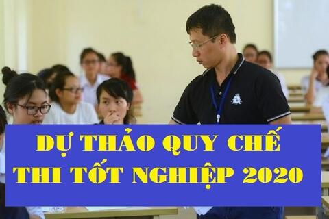 Công bố Dự thảo Quy chế thi tốt nghiệp THPT