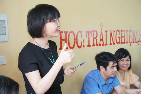 Trường THPT Đức Hợp phối hợp với trường THPT Chuyên Hưng Yên, THPT Mỹ Hào tổ chức Hội thảo chuyên môn cụm trường.