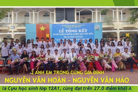Cặp song sinh Hoàn + Hảo đều đạt trên 27 điểm Khối A.