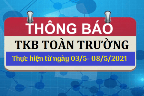 TKB từ 03/5-08/5