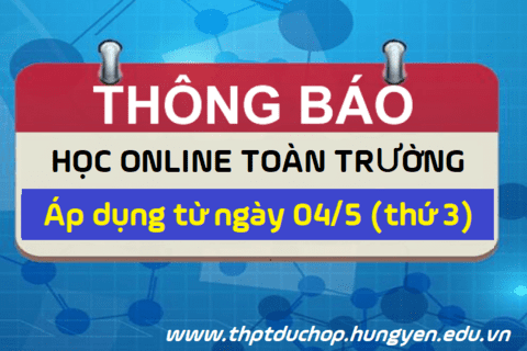 TKB ONLINE TỪ 04/5/2021