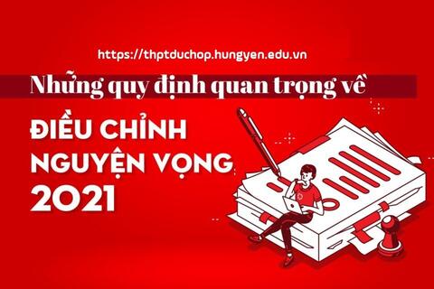 Hướng dẫn cách điều chỉnh nguyện vọng sau khi biết ĐIỂM THI TN THTP năm 2021