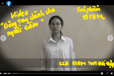 Sản phẩm STEM của nhóm học sinh trường THPT Đức Hợp