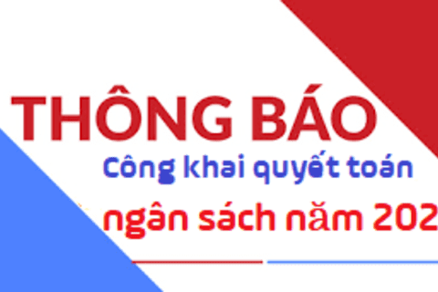 Công khai Quyết toán ngân sách năm 2020
