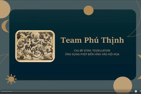 Học sinh trường THPT Đức Hợp tham gia học toán theo phương pháp STEAM