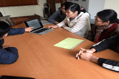 Tổ Ngữ Văn sinh hoạt CM BHMH tháng 12 năm 2021