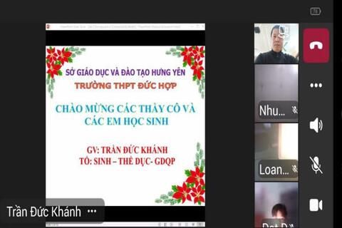 TỔ SINH - THỂ - QP SINH HOẠT TỔ NHÓM CHUYÊN MÔN THEO HƯỚNG NC - BHMH THÁNG 02/2022 
