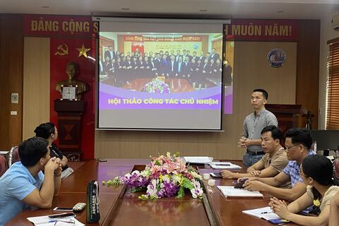 Trường THPT Đức Hợp tổ chức Hội thảo Công tác GVCN năm học 2022-2023