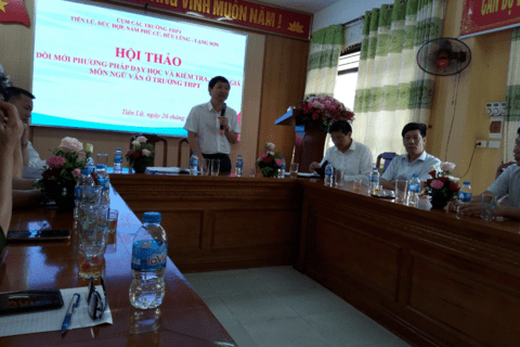 HỘI THẢO ĐỔI MỚI CÁCH DẠY, CÁCH HỌC VÀ KIỂM TRA, ĐÁNH GIÁ MÔN NGỮ VĂN Ở TRƯỜNG THPT