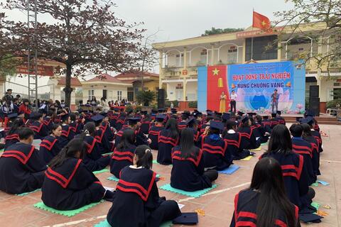 NGOẠI KHÓA “RUNG CHUÔNG VÀNG” – HÀNH TRÌNH CHINH PHỤC TRI THỨC CỦA THẦY VÀ TRÒ TRƯỜNG THPT ĐỨC HỢP