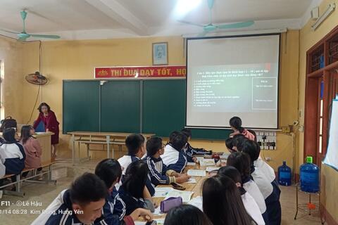 TỔ SINH – THỂ - QP SINH HOẠT TỔ NHÓM CHUYÊN MÔN THEO HƯỚNG NCBHMH THÁNG 01/2023