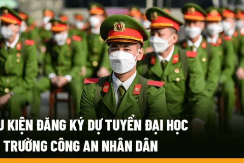 Công an huyện Kim Động thông báo tới HS điều kiện và các môn thi tuyển sinh các trường Công an nhân dân năm 2023