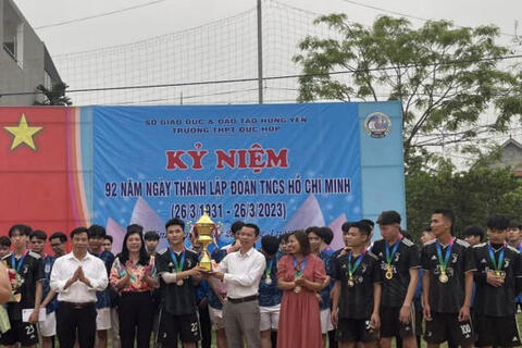 Đoàn trường THPT Đức Hợp – huyện Kim Động – tỉnh Hưng Yên đã tổ chức nhiều hoạt động kỉ niệm 92 năm ngày thành lập đoàn TNCS Hồ Chí Minh (26/3/1931 – 26/3/2023)
