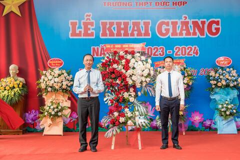 Trường THPT Đức Hợp long trọng tổ chức Lễ khai giảng năm học 2023-2024