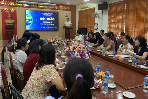 Trường THPT Đức Hợp đã tổ chức Hội thảo sinh hoạt chuyên môn môn Địa lí các trường thuộc cụm thi đua số 3 năm học 2023-2024