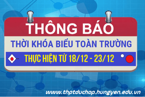 TKB TUẦN TỪ 18/12-23/12/2023