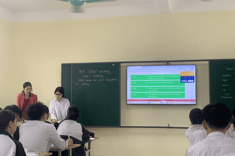 TỔ NGOẠI NGỮ SINH HOẠT TỔ, NHÓM CHUYÊN MÔN THEO HƯỚNG NGHIÊN CỨU BÀI HỌC, MÔN HỌC THÁNG 12 NĂM 2023.