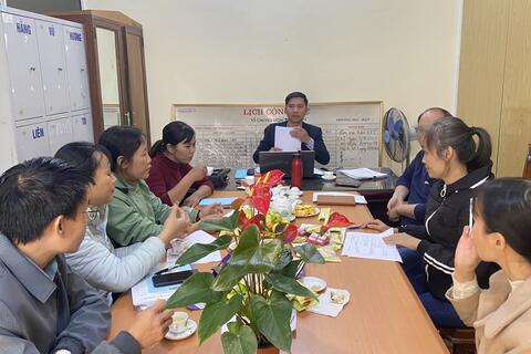 TỔ TOÁN TIN SINH HOẠT CHUYÊN MÔN THEO HƯỚNG NGHIÊN CỨU BÀI HỌC MÔN HỌC THÁNG 12 NĂM 2023