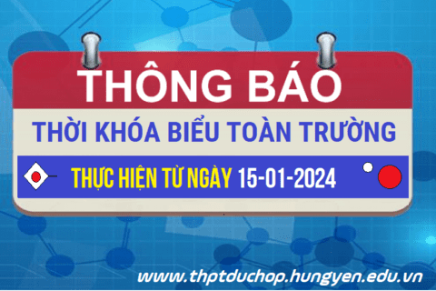 TKB TUẦN TỪ 15-01-2024