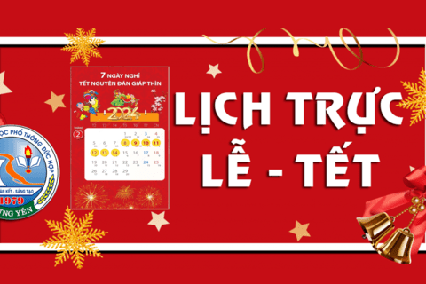 LỊCH TRỰC TẾT GIÁP THÌN 2024