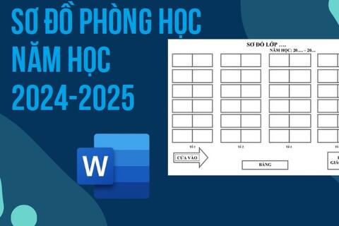 SƠ ĐỒ PHÒNG HỌC NĂM HỌC 2024-2025