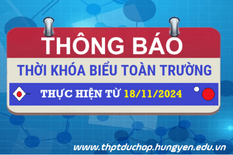 TKB TUẦN TỪ NGÀY 18/11/2024