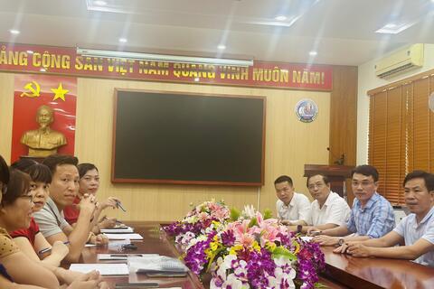 Giám đốc Sở GD-ĐT Hưng Yên làm việc tại trường THPT Đức Hợp