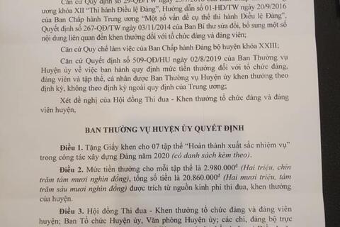 Chi bộ trường THPT Đức Hợp được BTV Huyện ủy Kim Động công nhận Hoàn thành xuất sắc nhiệm vụ năm 2020