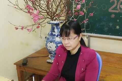 Trường THPT Đức Hợp chủ động chuyển sang dạy học trực tuyến từ ngày 5/2/2021.