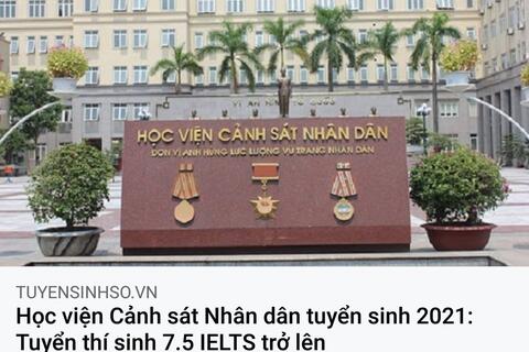 Một số trường Đại học, học viện công bố phương án tuyển sinh năm 2021 đối với thí sinh có IEL từ 6.5 trở lên