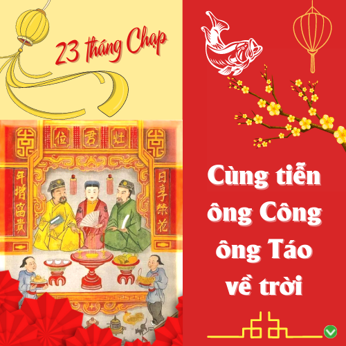 23 tháng Chạp đưa ông Táo về trời, một nét đẹp trong văn hoá của người Việt - CLB Sách và Hành Động THPT Đức Hợp