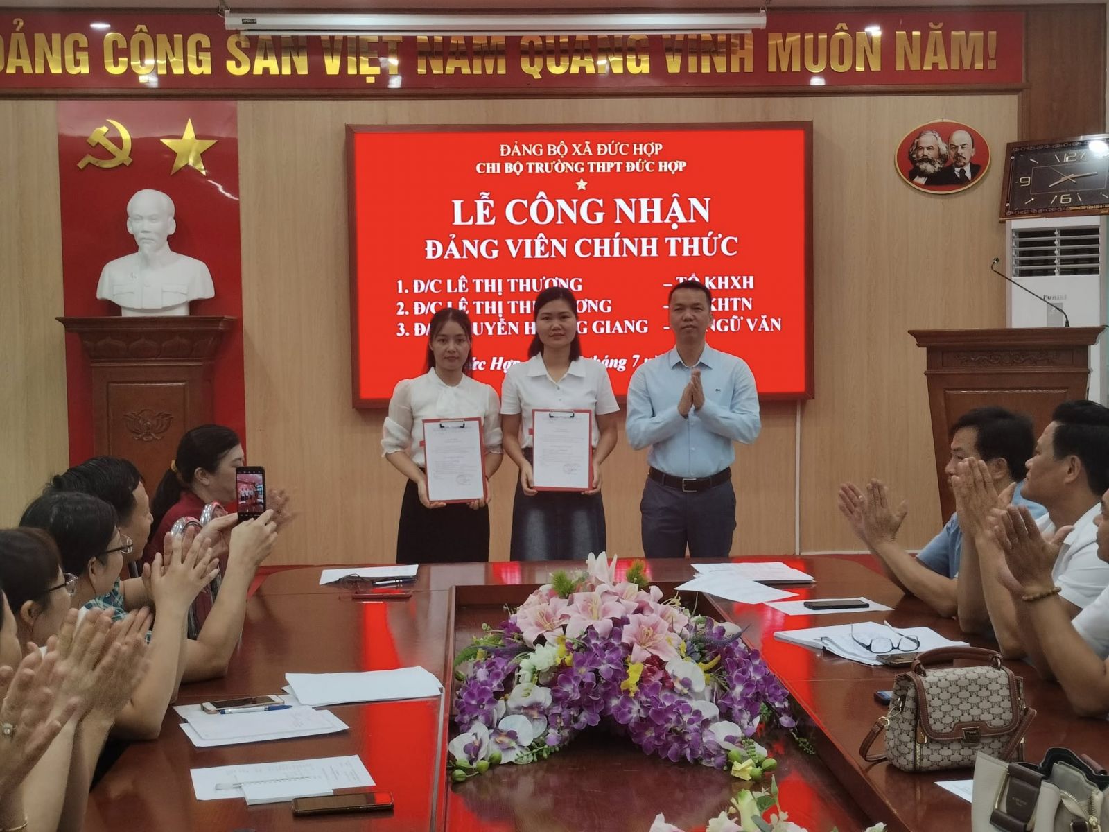 CÔNG NHẬN ĐẢNG VIÊN CHÍNH THỨC 2025